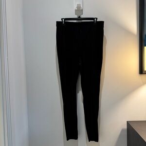 H&M — Black Velvet Leggings
